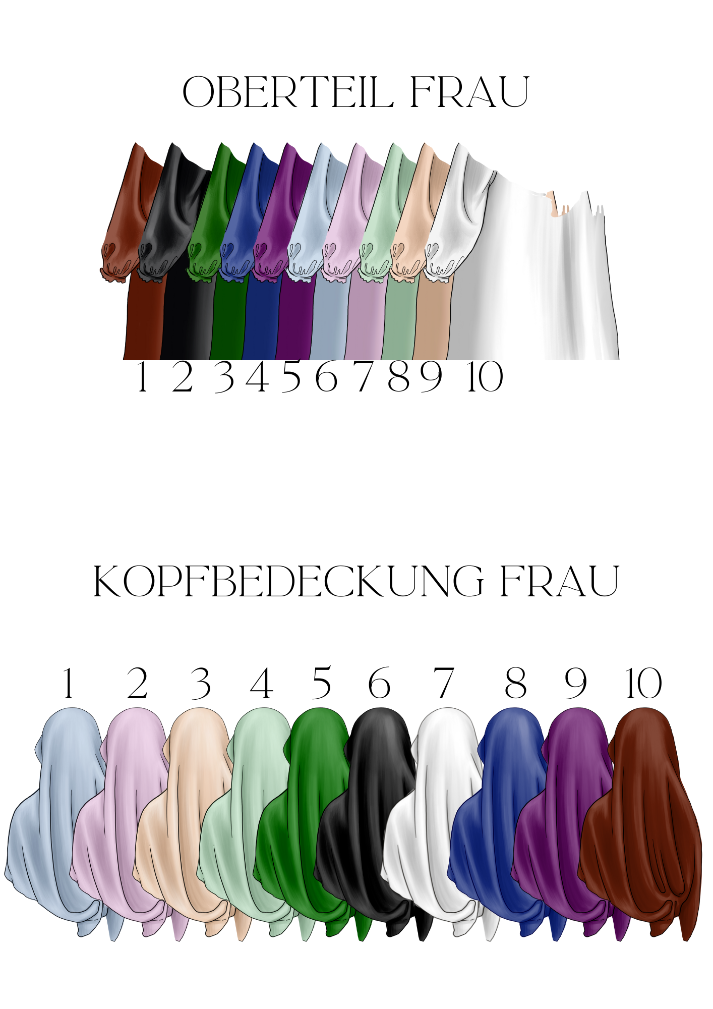 Hochzeitsposter für muslimisches Paar