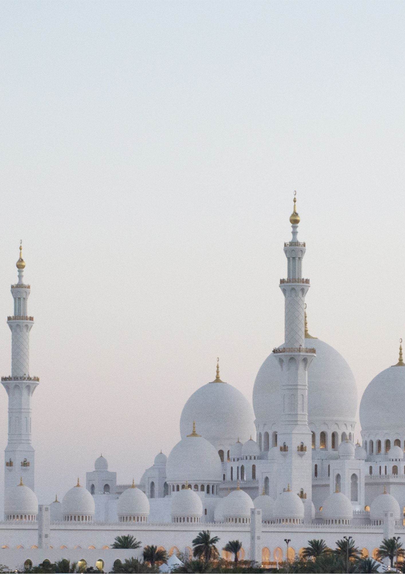 Alhamdulillah Allahu Akbar Posterset mit Moschee