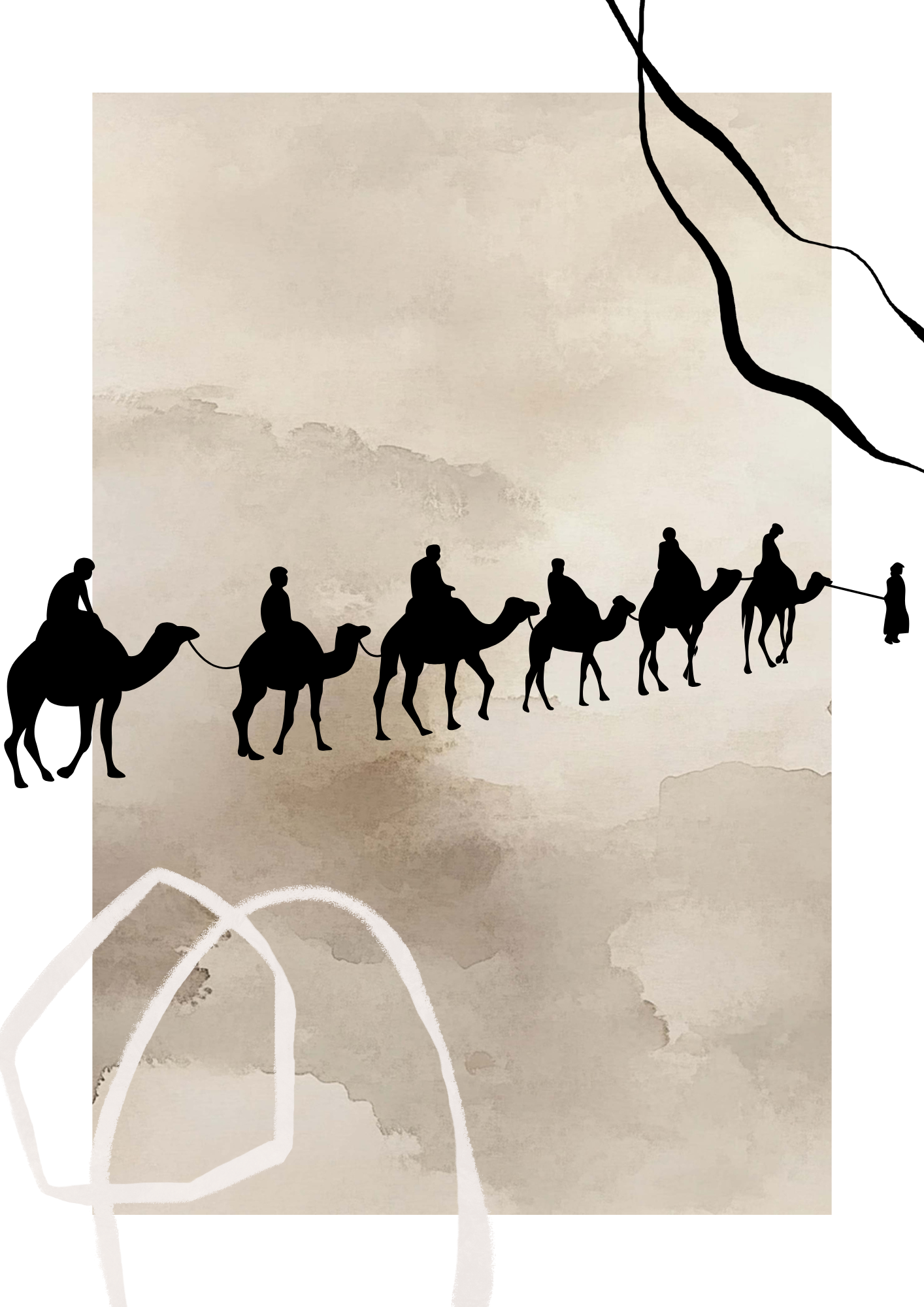 Tie your camel and put your trust in Allah Posterset