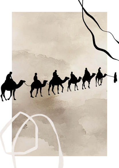 Tie your camel and put your trust in Allah Posterset