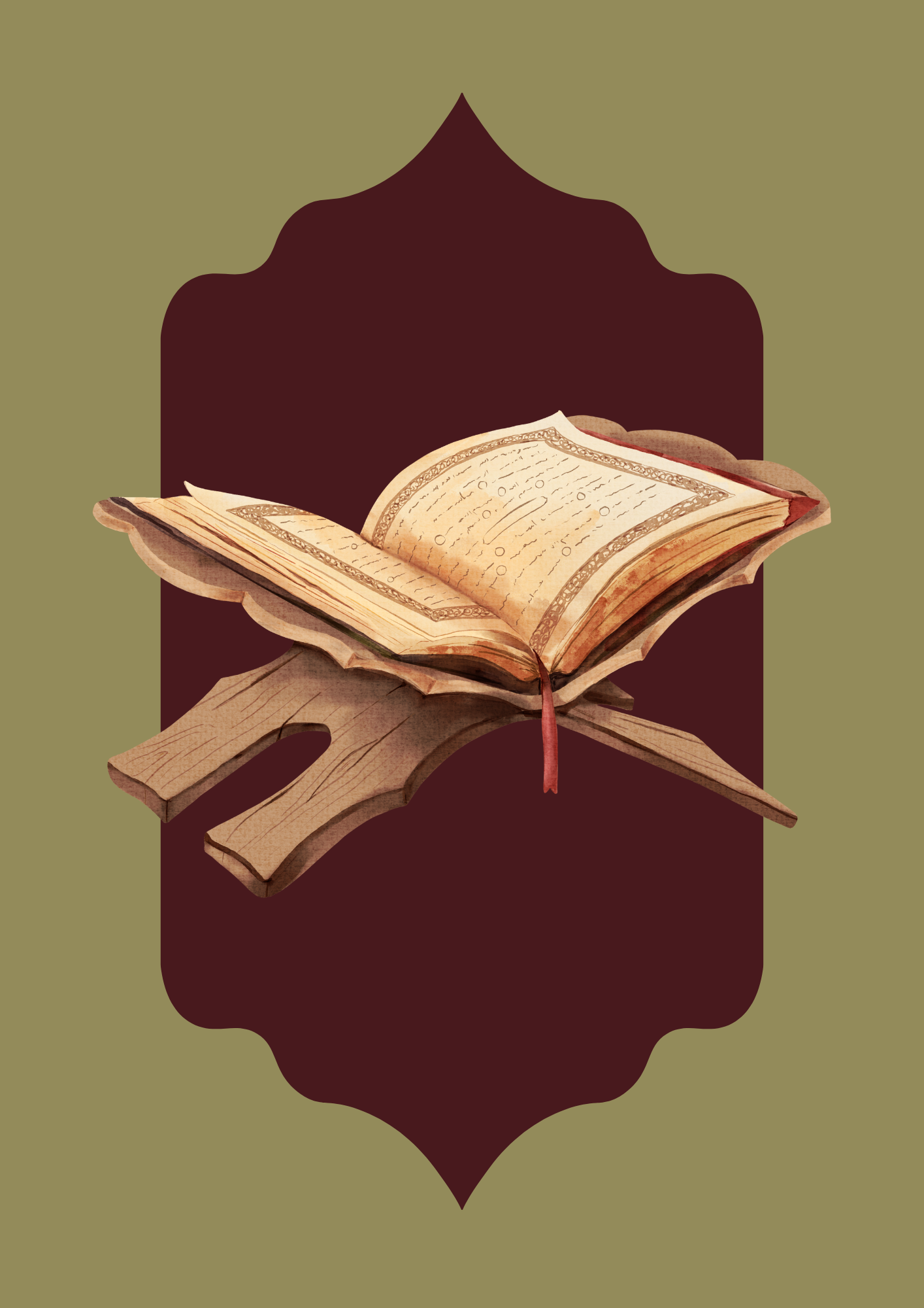 Iqra Posterset mit Koran