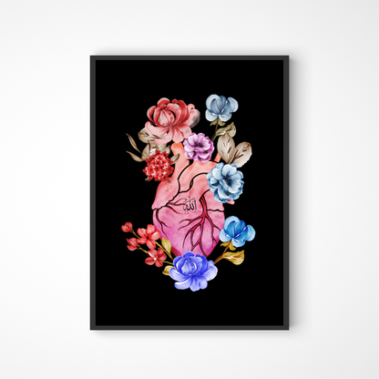 Mein Herz schlägt nur für Allah Poster