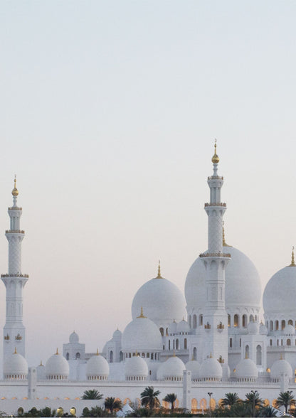 Alhamdulillah Allahu Akbar Posterset mit Moschee