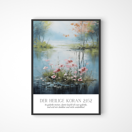 Koranvers 2:152 Poster
