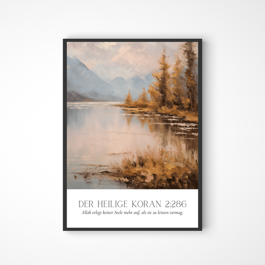 Koranvers 2:286 Poster