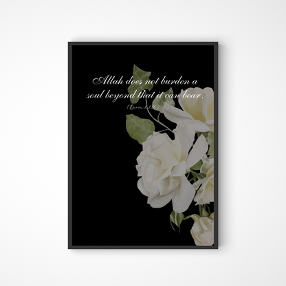 Quran verse 2:286 Poster