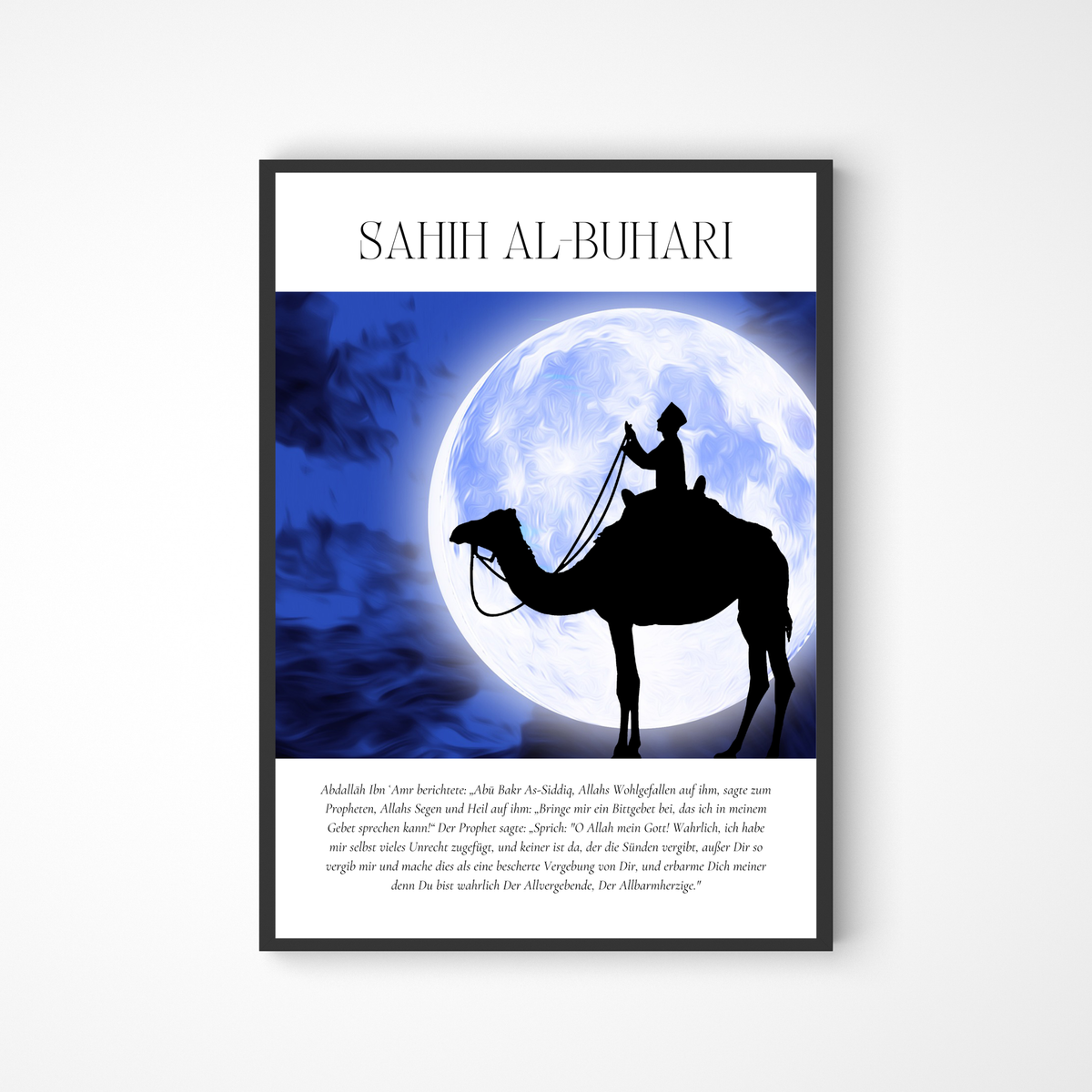Zitat aus Sahih Al-Buhari Poster
