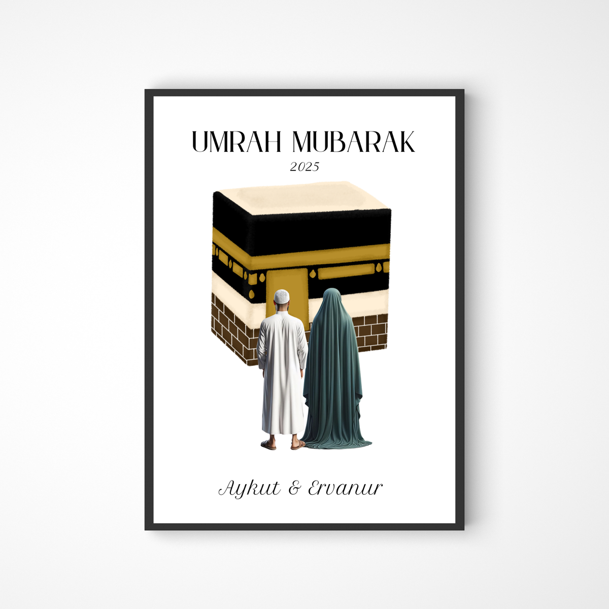 Hajj Mubarak Poster für Paare