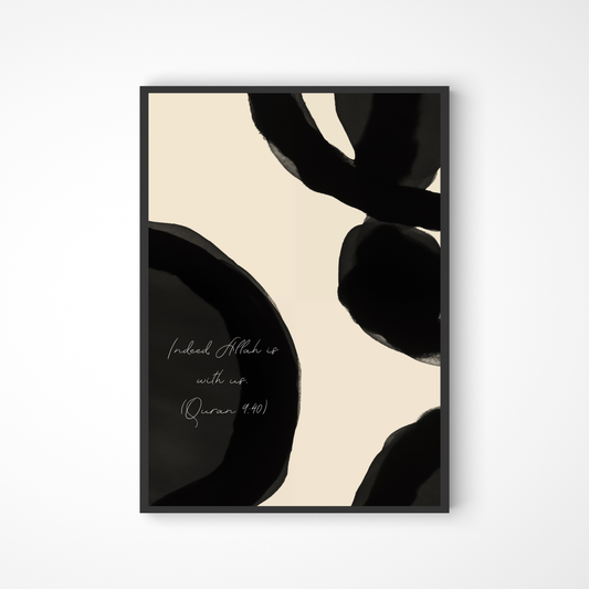 Indeed, Allah is with us. Poster