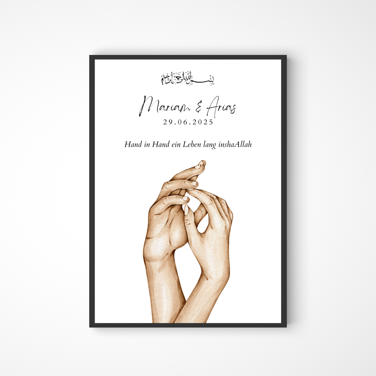 Hand in Hand ein Leben lang inshaAllah Poster