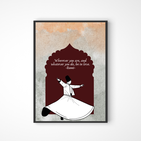 Quote of Rumi Poster