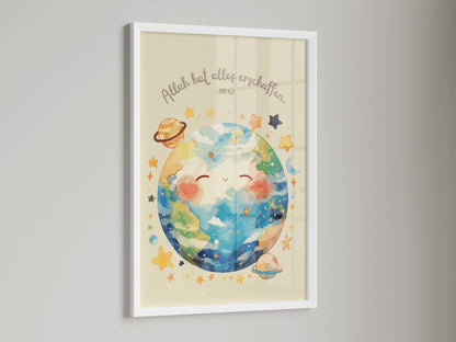 Allah hat alles erschaffen Poster