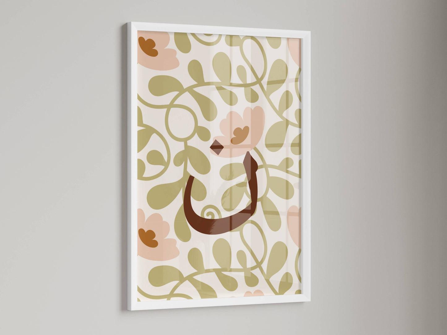 Initialen Poster für Mädchenzimmer