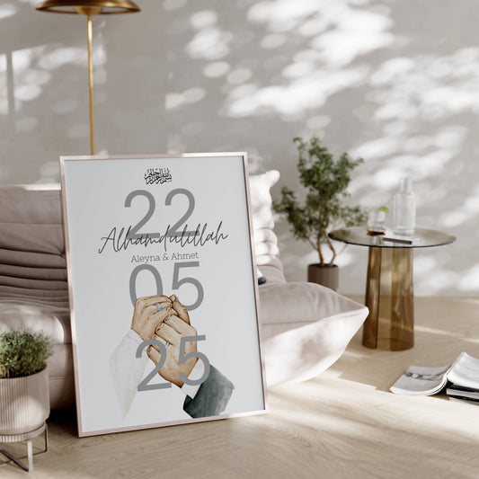 Alhamdulillah Poster für Paare